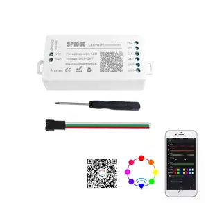 Controlador de tira de led RGB, 5v-24v, SP110E, SP105E, SP107E, píxeles, SP108E
