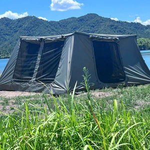 Auvent latéral de voiture portable à 270 degrés avec chambre annexe monocouche 2m zone famille <span class=keywords><strong>Camping</strong></span> voyage été extérieur tissu Polyester - Product Image 1