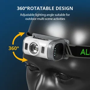Rechargeable <b>LED</b> <b>Mini</b> Fishing Outdoor Hat Clip Brim Long-Life Lithium Battery Head-Mounted <b>Light</b> with Red Blue <b>Light</b> Sensor - Product Image 3
