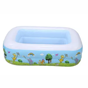 حمام سباحة قابل للنفخ للأطفال مقعد سباحة قابل للنفخ عائم طوافة أطفال 295*172*56 سم