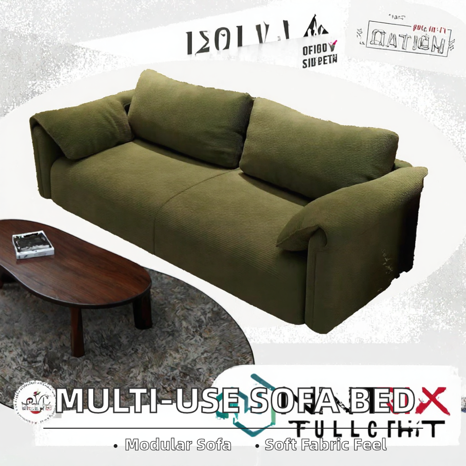 Multi-functional Modular Sectional Sofa Bed Sponge Filled Compressed ...