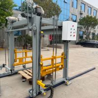 Empileur de blocs automatique Zhongke PLC compatible avec diverses machines de moulage de blocs entièrement automatiques.