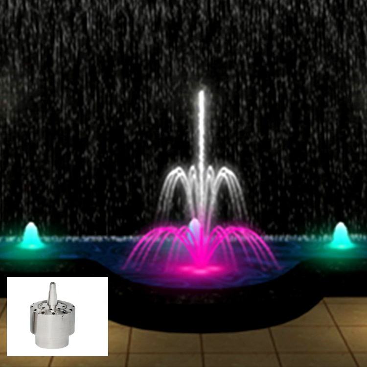 ウォーターショー用プロジェクションウォータースクリーンノズル付き