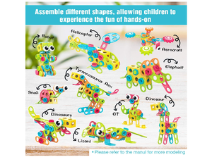 Kit de jouets de Construction, 191 pièces, blocs de Construction, ingénierie, <span class=keywords><strong>meilleur</strong></span> cadeau pour enfants - Product Image 4
