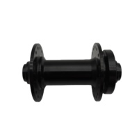 Buje Delantero de Aleación de Aluminio 32H 15mm con Eje Pasante, Freno de Disco de 6 Tornillos, Rodamientos Sellados 6804RS, 14 Agujeros para Radios, para Bicicletas MTB, de Carretera y Gravel