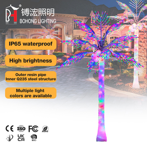 Luces LED RGB Artificiales <span class=keywords><strong>de</strong></span> Alta Calidad para Exteriores, Impermeables IP65, con Forma <span class=keywords><strong>de</strong></span> Palmera <span class=keywords><strong>de</strong></span> <span class=keywords><strong>Coco</strong></span>, con Alto CRI 95 y Control Remoto - Product Image 1