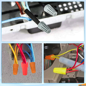 Kit de 228 Conectores de Cable de Resorte Aislantes para <span class=keywords><strong>Conexión</strong></span> <span class=keywords><strong>Eléctrica</strong></span> Rápida y Cableado Doméstico - Product Image 6