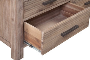 Commode en bois de haute qualité de la collection ATLAS, 7 tiroirs, bois d'acacia, provenant d'un fournisseur vietnamien - Product Image 5