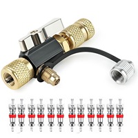 Alat Pelepas Inti Katup yang Ditingkatkan 1/4" dan 5/16" Mega Flow Vacuum-Rated 20 Mikron Aksesoris Alat HVAC