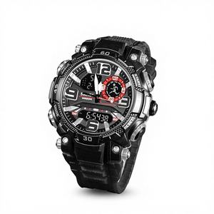 Montres de sport multifonctionnelles, dernières montres analogiques-digitales SMAEL 1921 5BAR résistantes à l'eau, avec alarme, date, pour hommes - Product Image 1