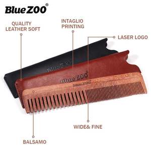 תיק עור סינטטי באיכות גבוהה עבור שפם זקן מסרק בד אריזת בד מגן אריזת בד אריזה מותאמת אישית - Product Image 6