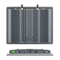 Computadora Industrial Integrada AIO de 15 Pulgadas con Monitor Exterior Impermeable IP65, Panel de Control con Pantalla Táctil Capacitiva, CPU I3/I5