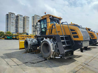 Machine de compactage des déchets XH285, puissance 327,2 ch, largeur de travail 3800 mm, pour projet d'élimination des déchets municipaux