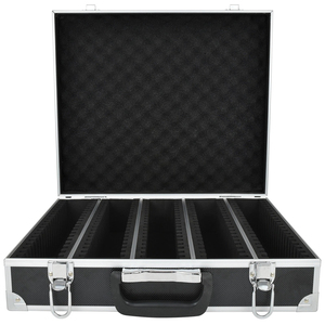 Estuche de Transporte de Aluminio para Casetes, Caja de Almacenamiento Universal de Aluminio para 60 Tarjetas Deportivas Coleccionables - Product Image 1