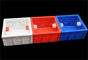 Di alta qualità 86 stile di plastica 3 modi elettrica PVC scatola di giunzione con ritardante di fiamma & funzione collegabile per interruttore inferiore - Product Image 2