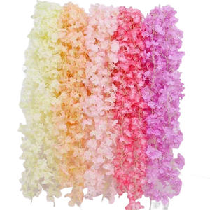 Guirnalda <span class=keywords><strong>de</strong></span> Flores Artificiales <span class=keywords><strong>de</strong></span> <span class=keywords><strong>Flor</strong></span> <span class=keywords><strong>de</strong></span> Cerezo para Decoración <span class=keywords><strong>de</strong></span> Bodas, Eventos y Fiestas - Product Image 5