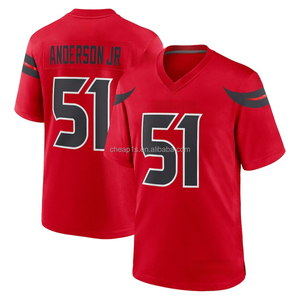 Jersey de Fútbol Americano Bordado al por Mayor de los Houston Texans, Color Azul Marino # 51 Will Anderson Jr. # 7 C.J. Stroud # Camiseta de Fútbol Lassiter 3 - Product Image 2
