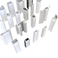 Profilé d'extrusion LED en PVC écologique pour rail de guidage de support de projecteur de supermarché