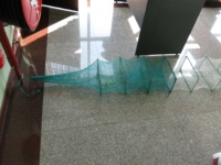Cage de poisson longue Dua iran 602, Cage pour poisson type Dragon, 22cm x 35cm x 29 trous (Bubu Naga, Bento Naga, vito Naga)