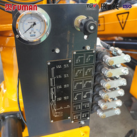 Grue à flèche articulée hydraulique de 2 tonnes, petite grue à bras pliable montée sur camion avec certificat CE