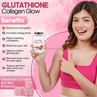 Gummies au collagène blanchissantes au glutathion, éclaircissantes, anti-âge, aromatisées aux fruits, complément alimentaire, bonbons gélifiés halal
