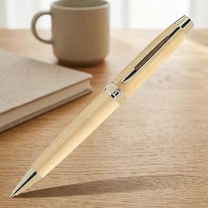 Simple Wooden Ballpoint Pen Durable Promotional <b>Office</b> Product Corporate <b>Gift</b> Premium Writing Instrument - Product Image 3