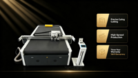 Máquina de Corte CNC TC para Espuma Acústica, Espuma EVA, Material Insonorizante, Procesamiento de Precisión, Material para Señalización, Cortadora CNC, Plotter
