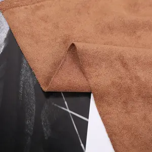 Kaliteli yığını lot kumaş süet deri kumaş % 100% polyester faux kürk kumaşlar için giysiler