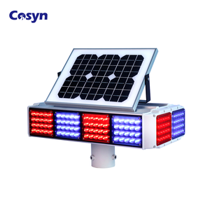 सीतंत्र सौर यातायात सुरक्षा के लिए रोशनी की वजह से बल्ब लाल नीले रंग की फ्लैश लाइट के लिए बल्ब लाल नीला फ्लैश फ्लैश - Product Image 1