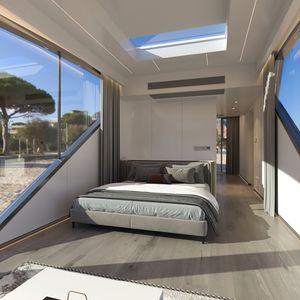 2025 lüks Modern uzay kapsülü prefabrik modüler kapsül minik ev mobil ev uzay kapsülü otel ve Villa için - Product Image 5