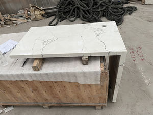 China Artificial Quartz Modern Countertop & Vanity <b>Top</b> with Customized Size and Lifetime Warranty - Product Image 6