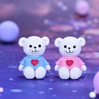 Modèle miniature 3D d'ours Décoration de table pour la maison Accessoires de voiture Figurines Décoration de gâteau