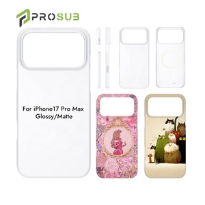 Nouvelle Arrivée Prosub – Coque de Téléphone Magnétique en PC Sublimable Vierge pour iPhone 17 Pro Max, Antichoc et Résistante aux Chocs - Product Image 6