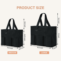 Sac en coton réutilisable avec logo personnalisé imprimé, écologique, grande capacité, pour les courses, les voyages, les sorties, la promotion quotidienne