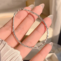 Bracciale braccialetto 1.5mm Collier Inoxydables En o 925 argento Sterling altri braccialetti di pepite di alta moda per donne