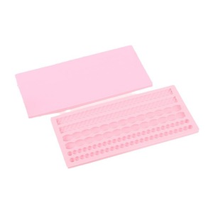 Pink Silicone Cake Decorating Mold Rectangle Fondant Baking Utensil Wedding Decoration Tool - Product Image 1
