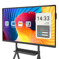 Tableau interactif intelligent tactile 4K 16:9 de 75 pouces pour bureaux et réunions scolaires, expédition depuis l'entrepôt MWE 11 aux États-Unis, modèle actuel