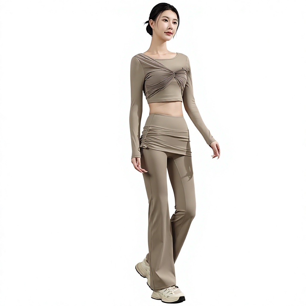 26 Womens Long-Sleeve Yoga Wear Autumn/Winter Running Mesh High-End Tight Professional Fitness Suit Sports Top for Daily