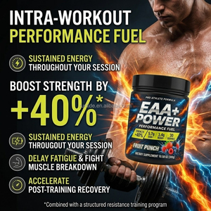 Poudre d'acides aminés EAA BCAA, électrolytes, créatine, complément nutritionnel sportif pour la croissance musculaire et l'endurance des adultes, femmes et hommes - Product Image 2