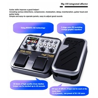 Pédale d'effets de guitare numérique tout-en-un Jelo NUX MG-100, pédales multi-effets pour instruments à cordes