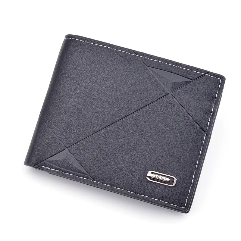 2021 yeni ürünler deri ve ince alüminyum kart tutucu cüzdan para klip erkekler için kılıf moda hediye OEM
