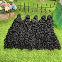 Cheveux humains de luxe 20 pouces, tresses au crochet bouclées birmanes douces, pré-séparées, à micro-nœuds, effet miracle