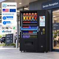 Distributeur automatique intelligent RUNYANG pour aliments et boissons, avec écran tactile, pour l'extérieur, pour réfrigérateurs et boissons gazeuses