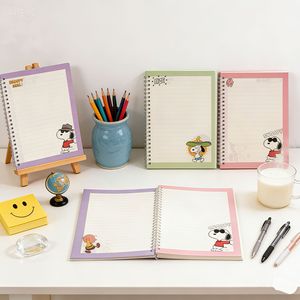 Cuaderno Espiral A5 con Diseño de <span class=keywords><strong>Snoopy</strong></span>, Juego de Cuadernos de Colores para Estudiantes, Kit de Papelería Bonito, Útiles Escolares, Juguetes de Dibujo - Product Image 3