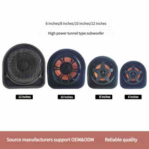 Haute puissance 70W Slim 6 8 10 pouces Subwoofers Audio de <span class=keywords><strong>voiture</strong></span> sous le siège Tunnel Stern Woofer avec caractéristiques clés - Product Image 3