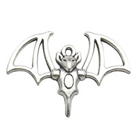 Lot de 15 accessoires de bracelet pendentif chapeau magique citrouille chauve-souris d'Halloween transfrontalier en métal plaqué argent, faits à la main, pour vente en gros et DIY