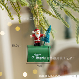 Adornos Navideños para Buzón, Colgantes de Muñeco de Nieve, Hombre Viejo y Oso, Decoración para Árbol de Navidad - Product Image 6