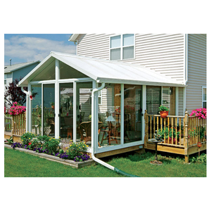 Sun Room personnalisable Glass House Villas extérieures en alliage <span class=keywords><strong>d</strong></span>'aluminium Gardens <span class=keywords><strong>4</strong></span> <span class=keywords><strong>saisons</strong></span> Sunroom <span class=keywords><strong>Prix</strong></span> - Product Image 1