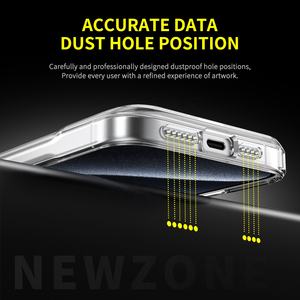 Anti-chute anti-rayures cristal lentille Protection sans fil charge Tpu magnétique transparent pour <span class=keywords><strong>Iphone</strong></span> 14 15 Pro Max étui - Product Image 5