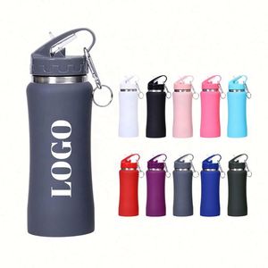 Nouvelle conception, logo personnalisé, bouteilles isothermes portables de 350 ml/12 oz, isolées sous vide, pour cadeaux d'affaires et boissons au bureau - Product Image 1